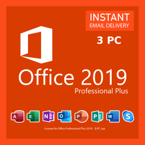Microsoft Office 2019 Professional Plus 3 PC